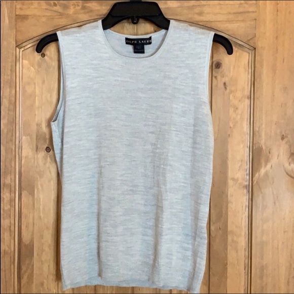 Ralph Lauren Black Label Sweaters - Ralph Lauren black label cashmere & silk sweater Gray Large